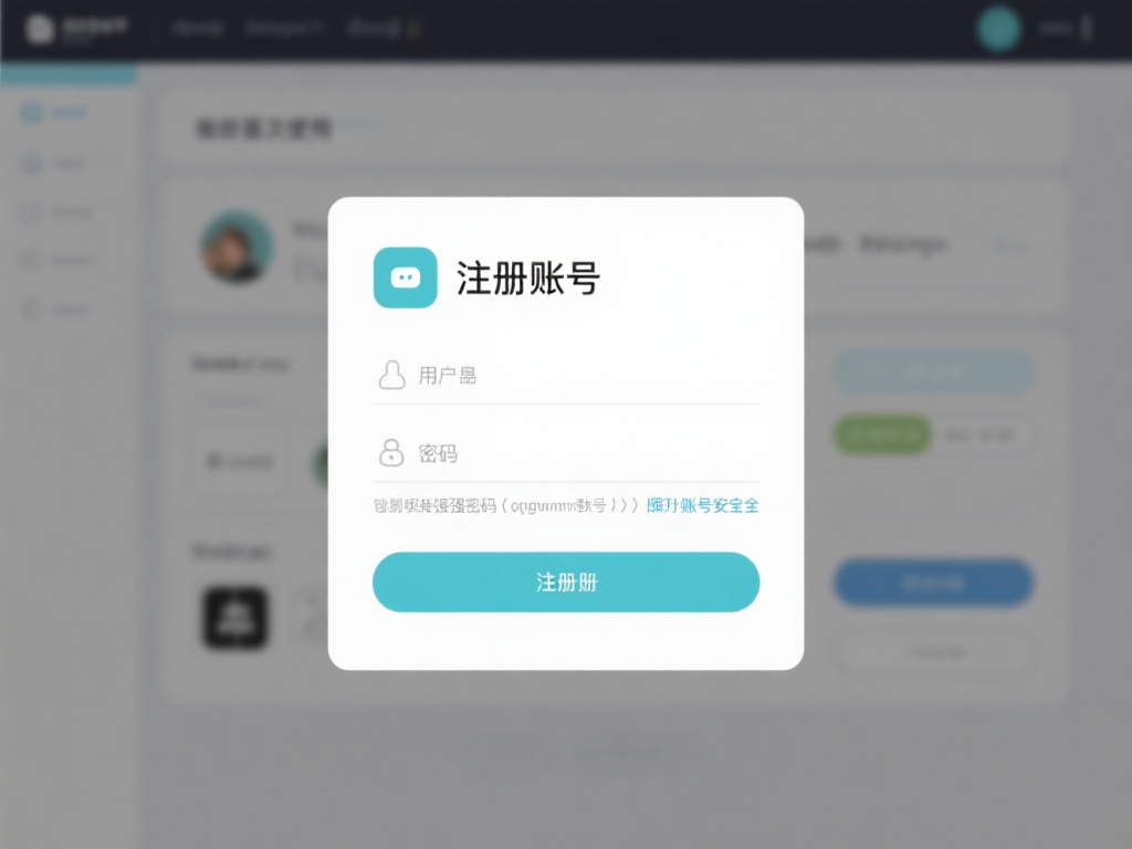 注册账号：如果你是首次使用，点击首页的注册按钮，填